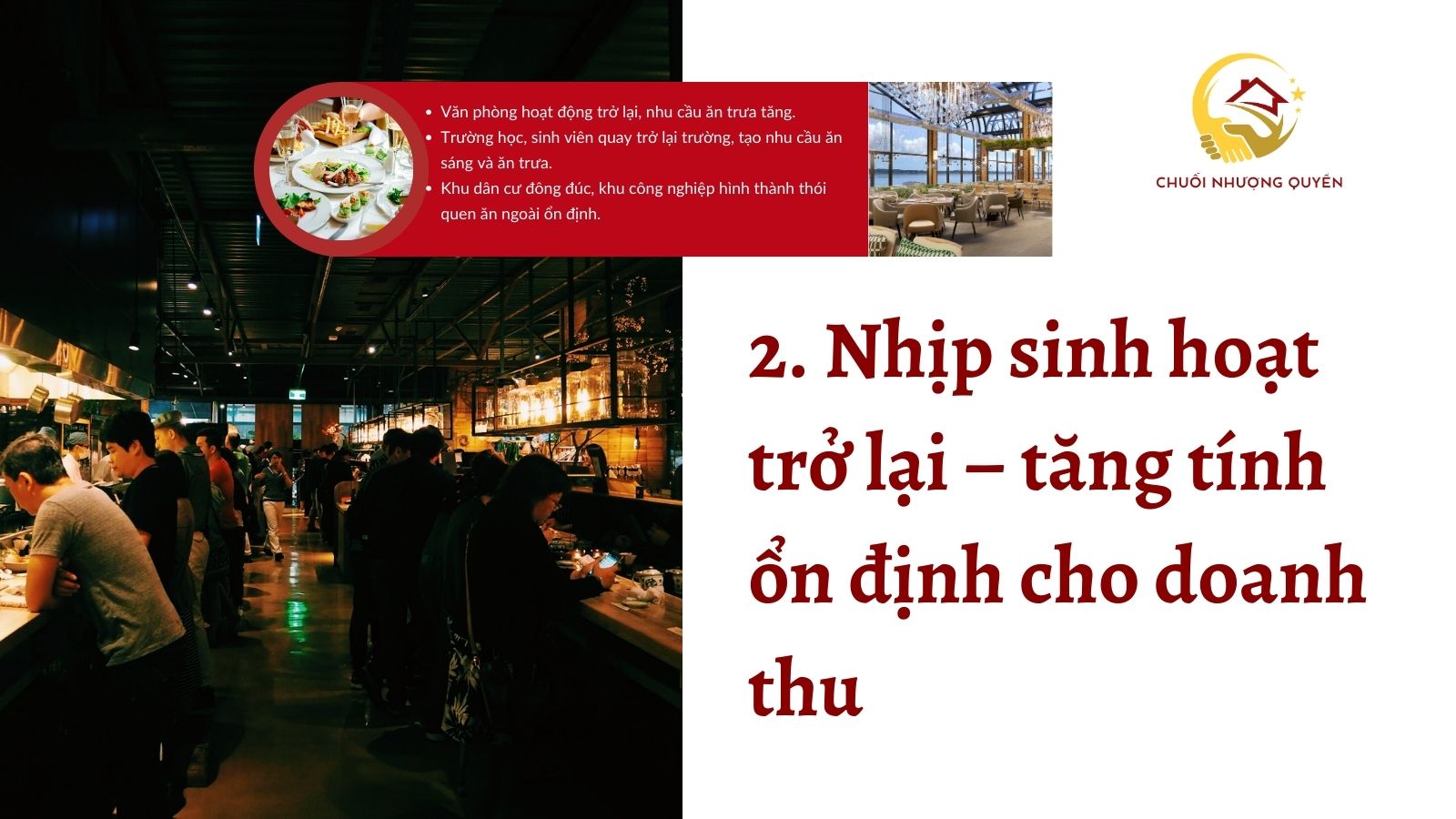 2. Nhịp sinh hoạt trở lại – tăng tính ổn định cho doanh thu