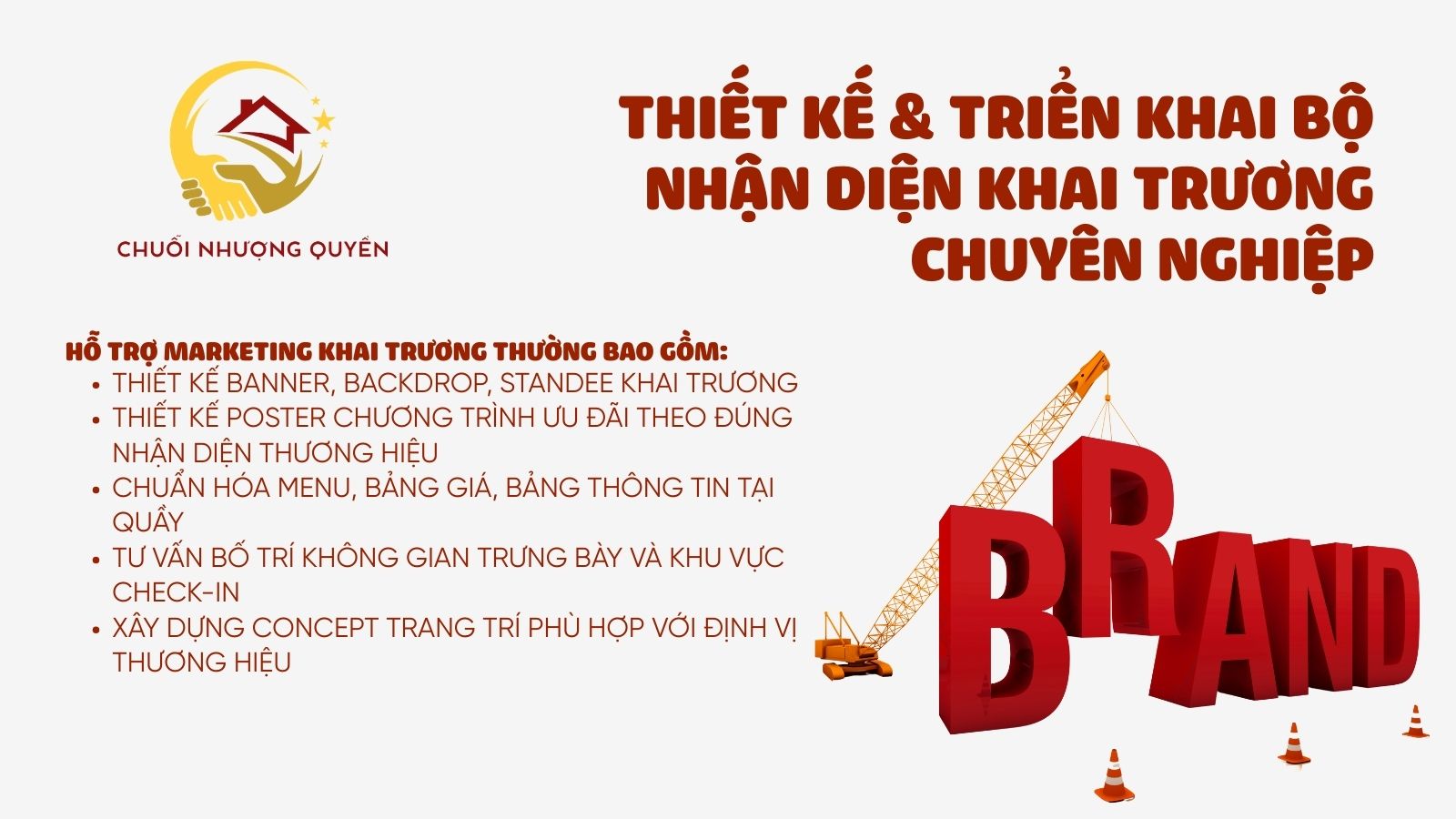 2. Thiết Kế & Triển Khai Bộ Nhận Diện Khai Trương Chuyên Nghiệp