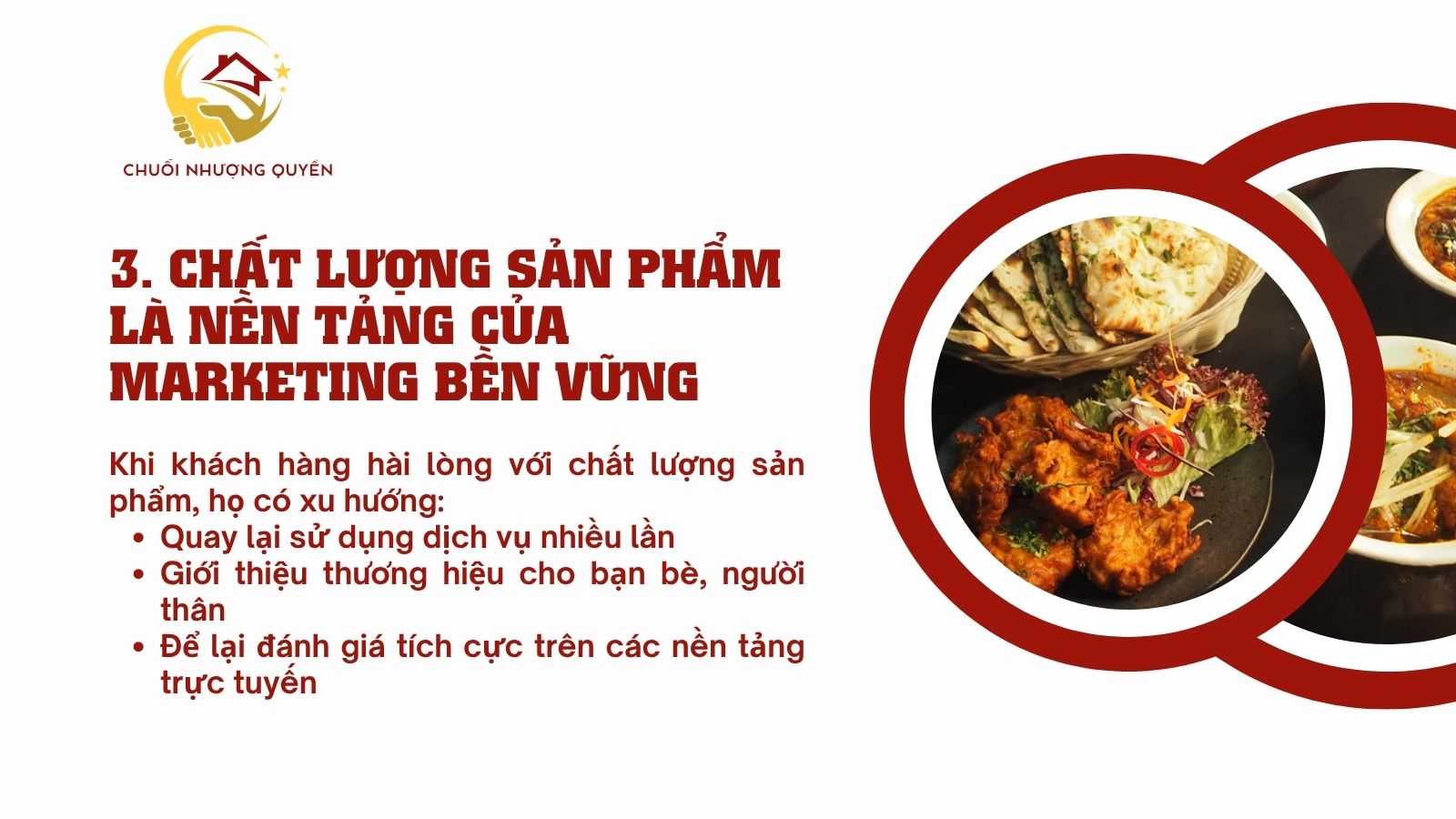 3. Chất lượng sản phẩm là nền tảng của marketing bền vững