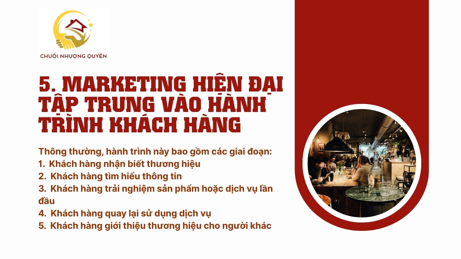 5. Marketing hiện đại tập trung vào hành trình khách hàng