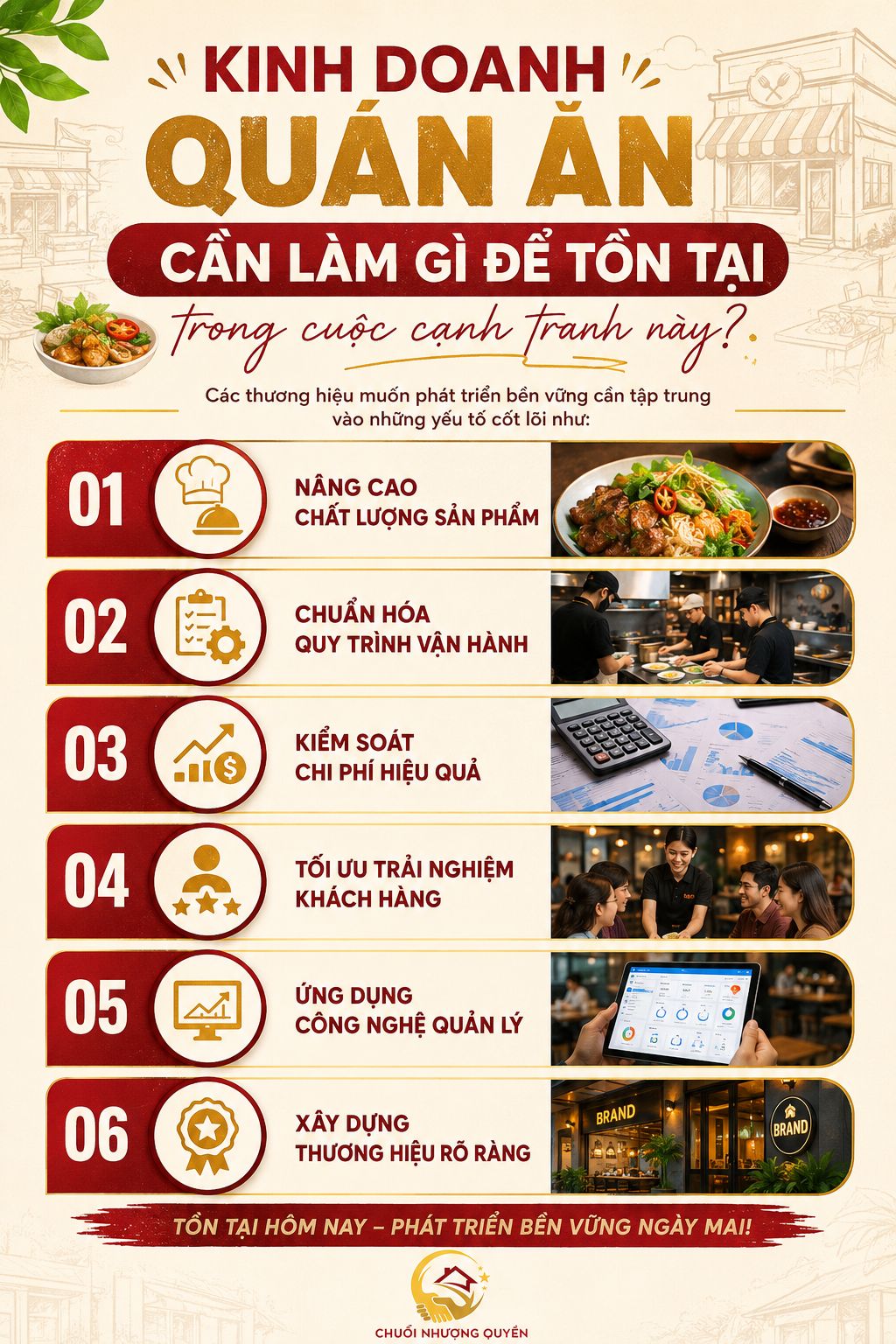Doanh nghiệp F&B cần làm gì để tồn tại trong cuộc cạnh tranh này?